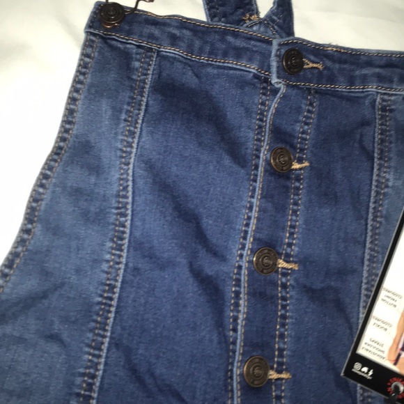 Distressed denim “overalls”-shortalls!! - Picture 5 of 6